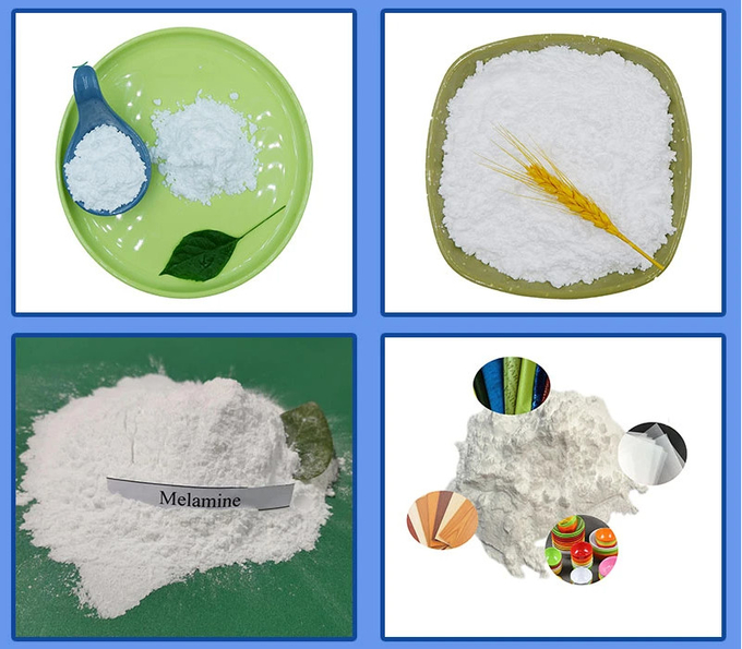 Materiale bianco di Crystal Melamine Moulding Powder Raw 2