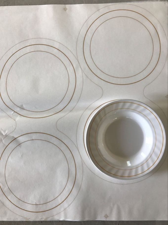Cina Coppa ceramica carta deccale per la stampa con trasferimento d'acqua per piastre di melamina 0