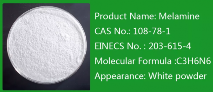 Melammina Crystal Powder Industrial Grade CAS 9003-08-1 del cartone 99,8% 0