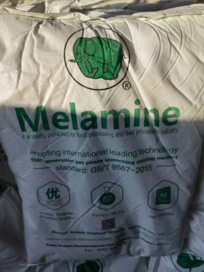 99,5% Min Pure Melamine Powder Cas 108-78-1/94977-27-2 per MF/SMF 4