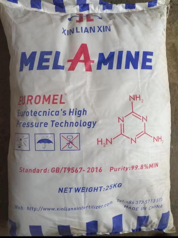 99,5% Min Pure Melamine Powder Cas 108-78-1/94977-27-2 per MF/SMF 5