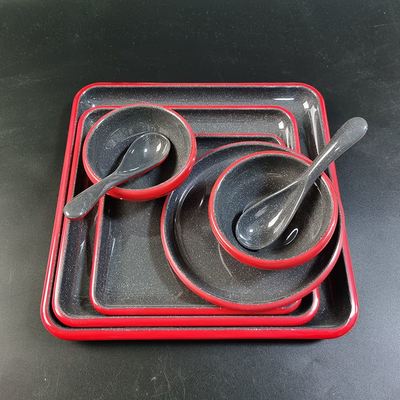 Un buon prezzo. BPA libero antiquato vassoio per servire la melamina Resiste alle temperature da -20 gradi a 120 gradi in linea