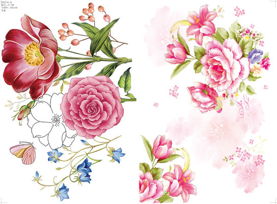 Un buon prezzo. Carta deccale stampata con disegno personalizzabile per stoviglie in melamina di dimensioni 59*44 cm in linea