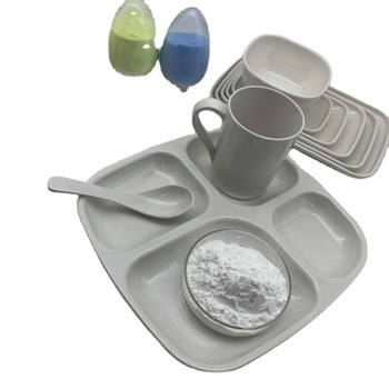 Un buon prezzo. Plastic Raw Material Melamine Powder For Melamine Formaldehyde Resin in linea