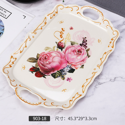 Un buon prezzo. Melammina amichevole del dessert di Eco di nuovo stile che serve Tray With Custom Logo in linea