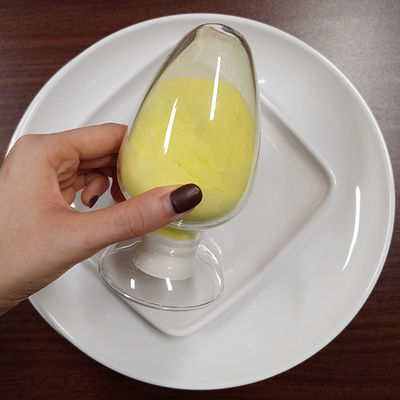 Un buon prezzo. Giallo 70% di purezza Melammina polvere di stampaggio con piccole quantità di additivi per uso speciale per posate in melammina in linea