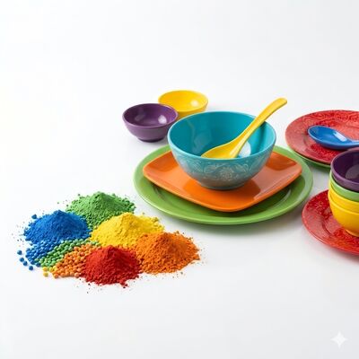 Un buon prezzo. Food Health Standard Melamine Molding Compound For Melamine Crockery in linea