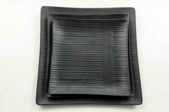 Un buon prezzo. Ciotola in melamina nera opaca infrangibile all'ingrosso - Stoviglie in stile coreano resistenti ai graffi in linea