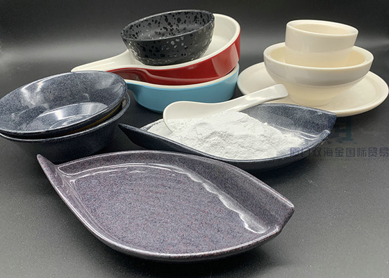 Un buon prezzo. Polvere non tossica della resina della formaldeide della melammina per padellame ceramico d'imitazione in linea