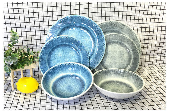 Un buon prezzo. Set di stoviglie e piatti in melamina infrangibili, resistenti al calore, per uso alimentare, in offerta speciale per hotel e ristoranti in linea