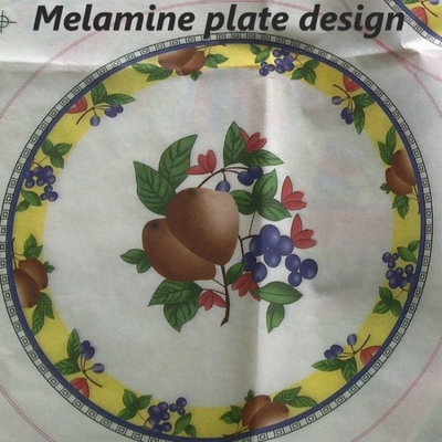 Un buon prezzo. Stoviglie di stampa di carta dell'anti del ricciolo di luminosità 45GSM decalcomania della melammina in linea